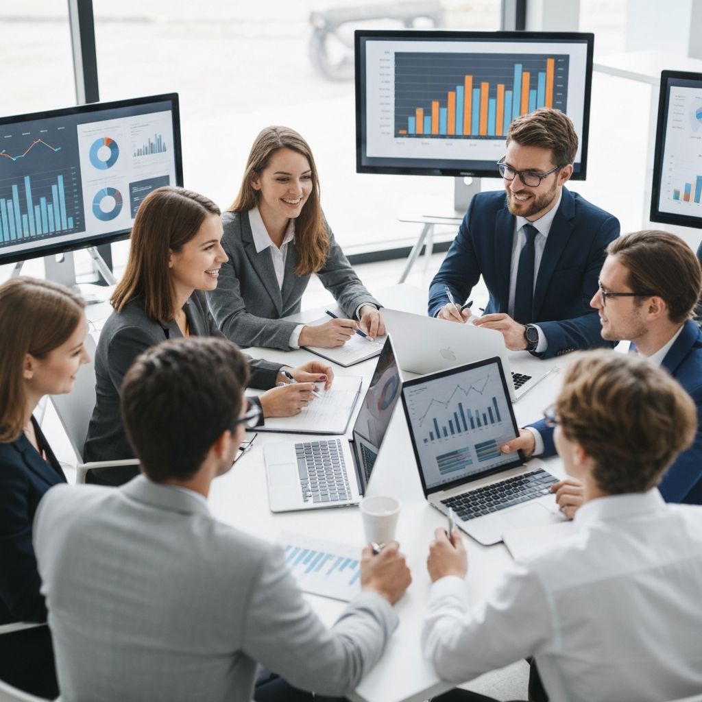 Technology professionals in meeting